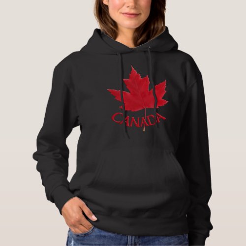 Canada Maple Leaf  Womens Hoodie Hooded Shirt