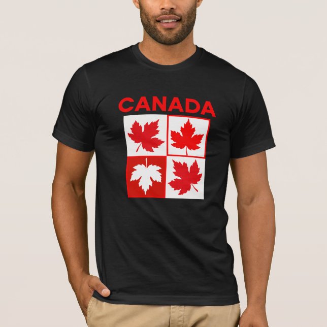 Canada Maple Leaves T-Shirt (Front)