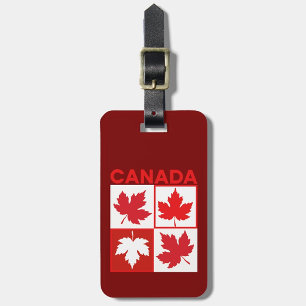 Canada Maple Leaves Travel Luggage Tag