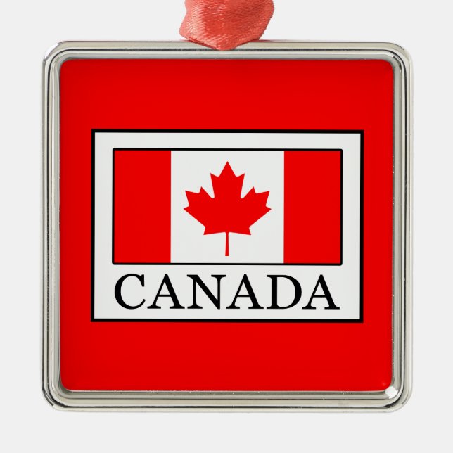 Canada Metal Ornament (Front)