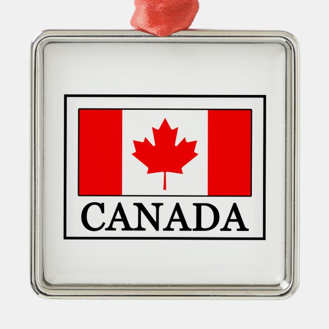 Canada Metal Ornament (Front)