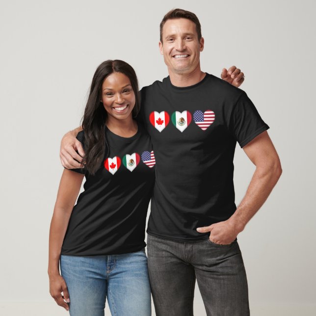 Canada Mexico USA hosting Football Tournament 2026 T-Shirt (Unisex)