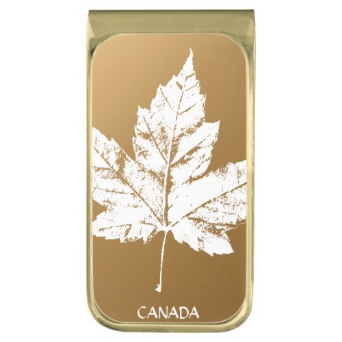 Canada Money Clips Custom Canada Maple Leaf Clips Gold Finish Money Clip