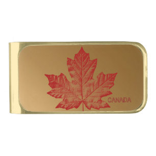Canada Money Clips Custom Canada Maple Leaf Clips Gold Finish Money Clip
