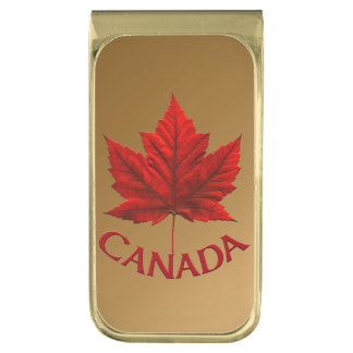 Canada Money Clips Custom Canada Maple Leaf Clips Gold Finish Money Clip