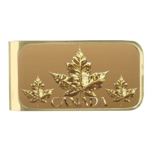 Canada Money Clips Custom Gold Canada Money Clips Gold Finish Money Clip
