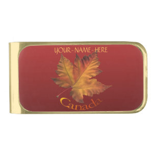 Canada Money Clips Custom Gold Canada Money Clips Gold Finish Money Clip