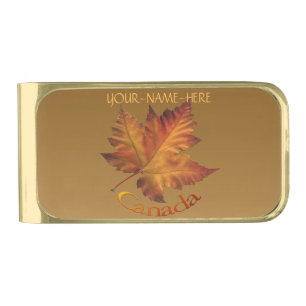 Canada Money Clips Custom Gold Canada Money Clips Gold Finish Money Clip
