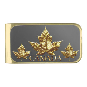 Canada Money Clips Custom Gold Canada Money Clips Gold Finish Money Clip