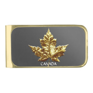 Canada Money Clips Custom Gold Canada Money Clips Gold Finish Money Clip