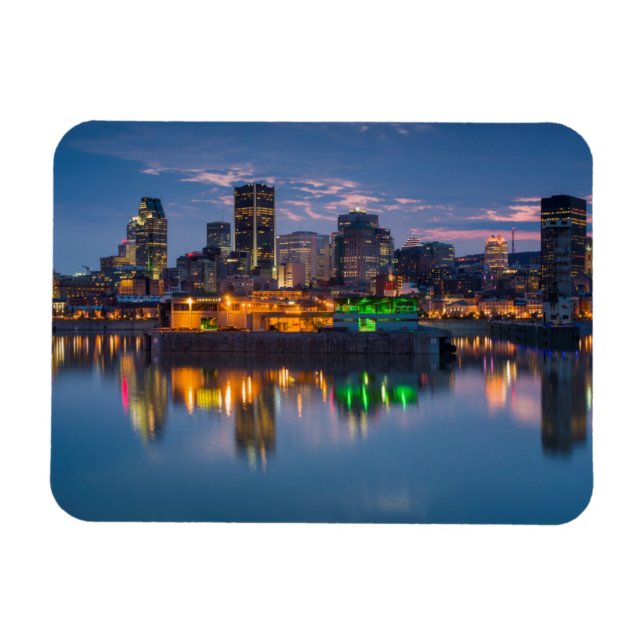 Canada, Montreal, skyline and Old Port Magnet (Horizontal)