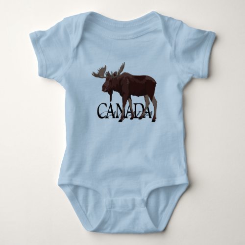 Canada Moose Baby Rompers Baby Canada Souvenirs