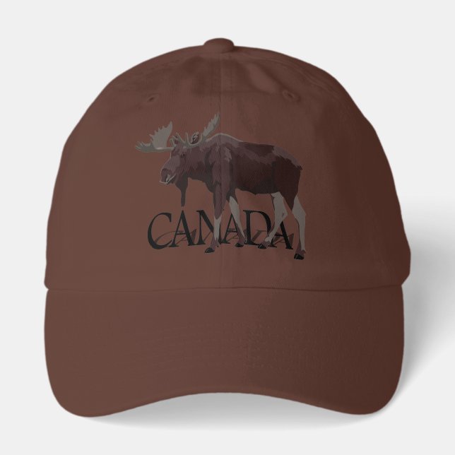 Canada Moose Cap Personalized Canada Souvenir Cap (Front)