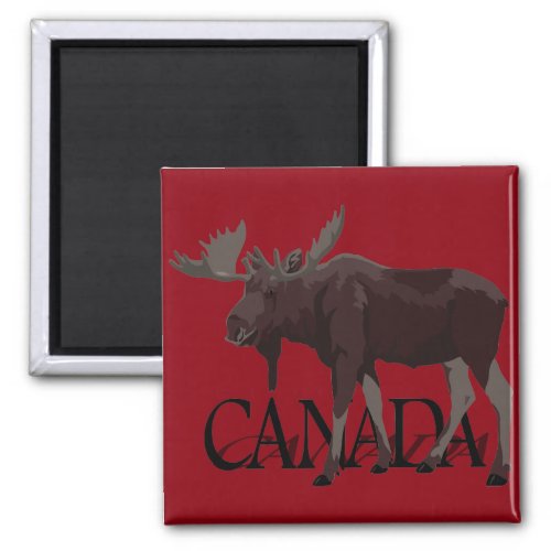 Canada Moose Fridge Magnet Canada Souvenir Magnet