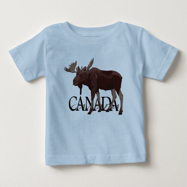 Canada Moose Shirts Baby Canadian Moose Sweatshirt (Front)