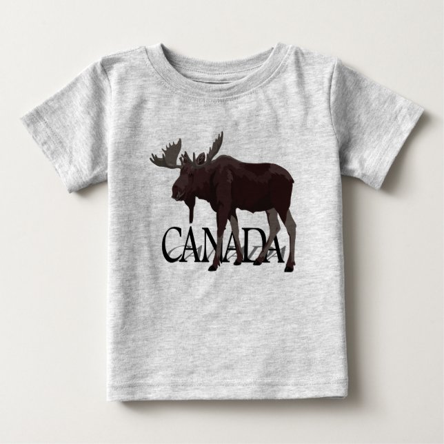 Canada Moose Shirts Baby Canadian Moose Sweatshirt (Front)