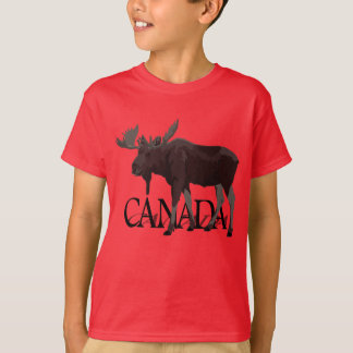 Canada Moose T-shirt Kid's Canadian Souvenir Shirt