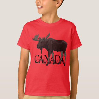 Canada Moose T-shirt Kid's Canadian Souvenir Shirt