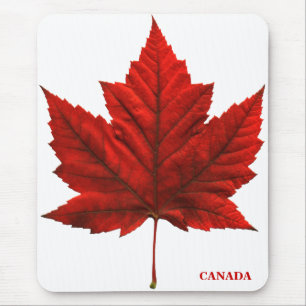 Canada Mousepad Red Canada Maple Leaf Mousepad