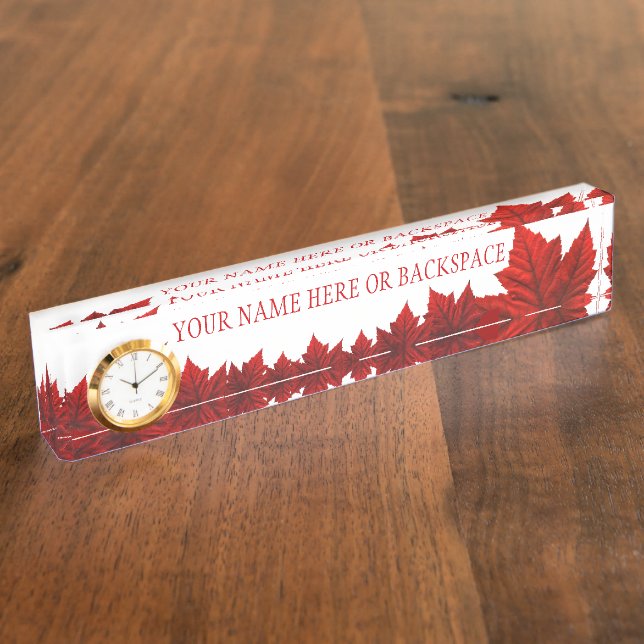 Canada Name Plates Personalized (Side)