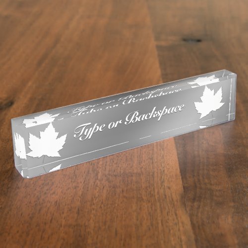 Canada Name Plates Personalized Canada Name Plate