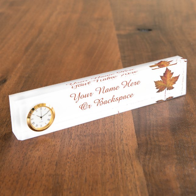 Canada Name Plates Personalized Canada Name Plate (Side)