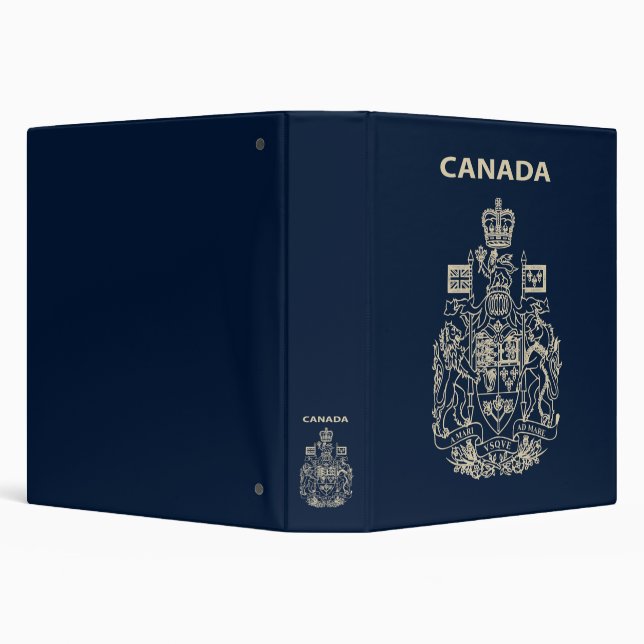 Canada national emblem 3 ring binder (Background)