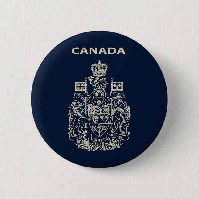 Canada national emblem button (Front)
