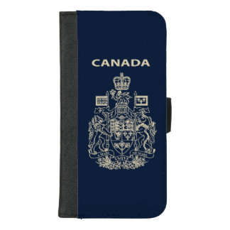 Canada national emblem iPhone 8/7 plus wallet case