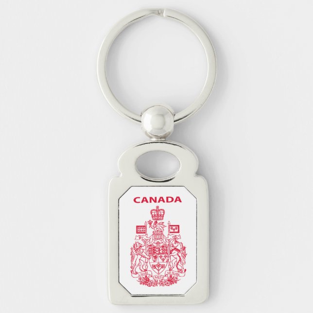 Canada national emblem keychain (Front)
