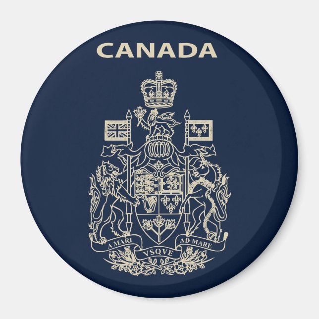 Canada national emblem magnet (Front)