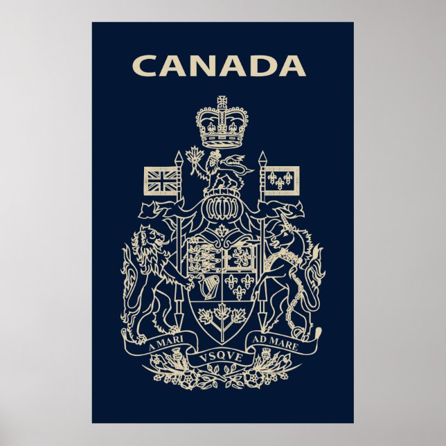 Canada national emblem poster (Front)
