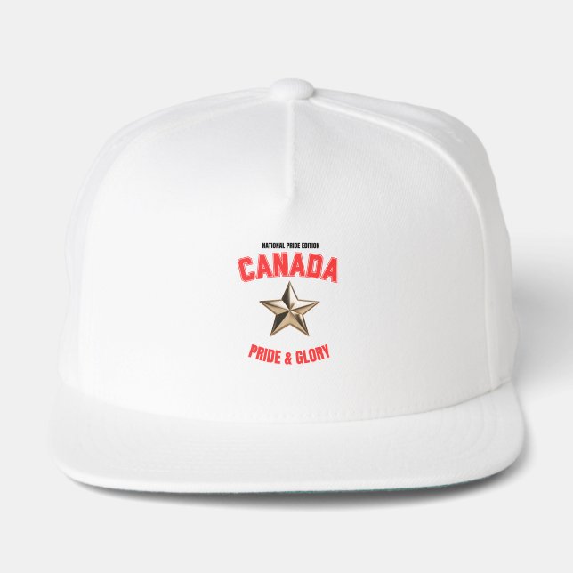 Canada National Pride Edition 5 Panel Snapback Snap Back Hat (Front)