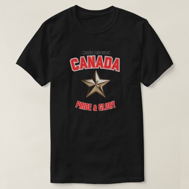 Canada National Pride Edition Dark T-Shirt (Design Front)