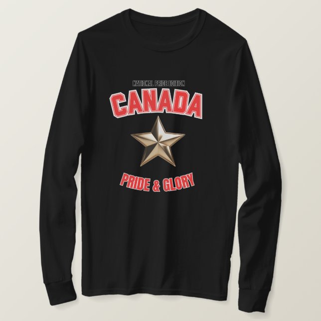 Canada National Pride Edition Long Sleeve Shirt (Design Front)