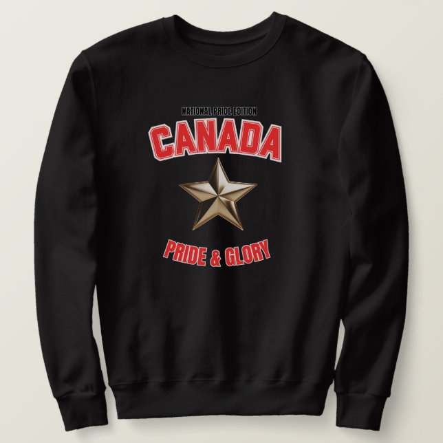 Canada National Pride Men's Basic Sweatshirt (Design Front)