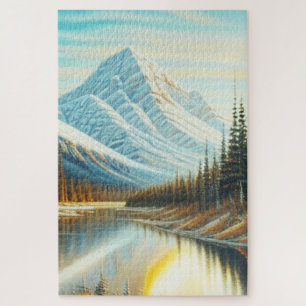 Canada Nature Landscape - Stunning Mountain Art Jigsaw Puzzle