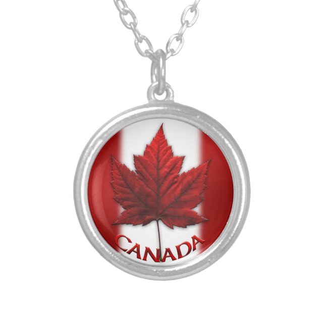Canada Necklace Canada Flag Souvenir Necklaces (Front)
