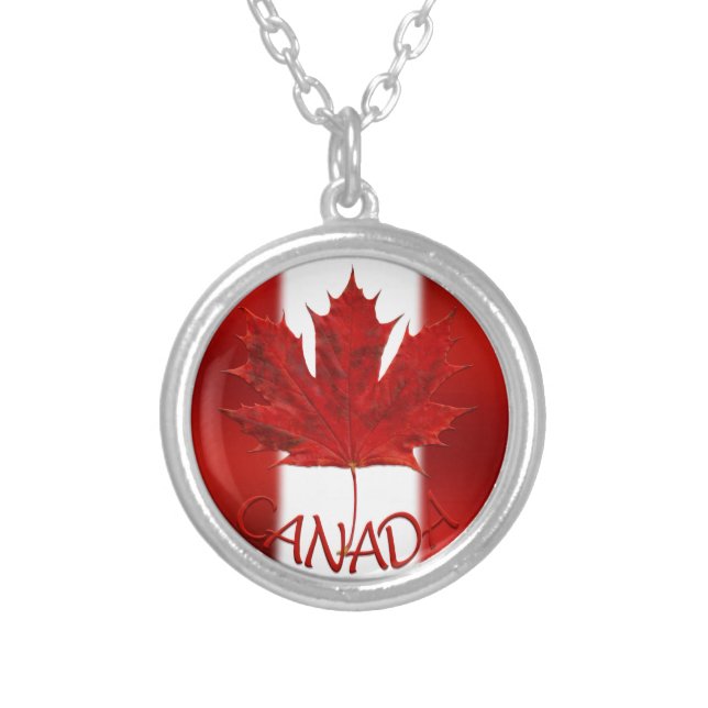 Canada Necklace Canada Flag Souvenir Necklaces (Front)