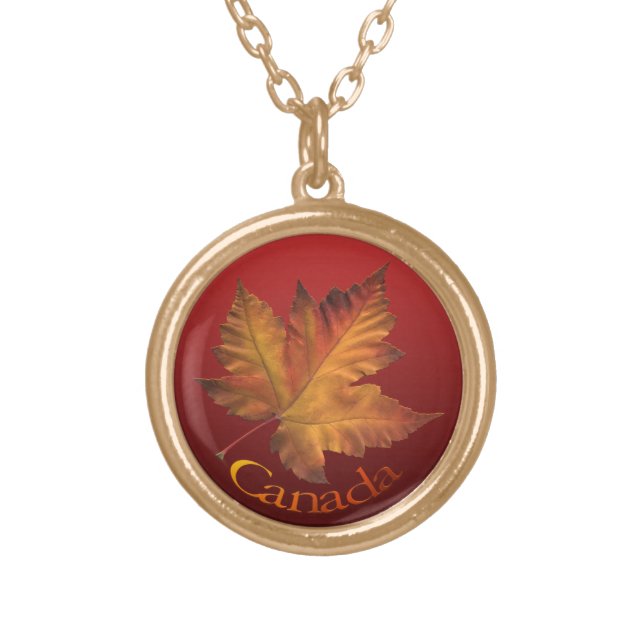 Canada Necklace Canada Maple Leaf Souvenir (Front)