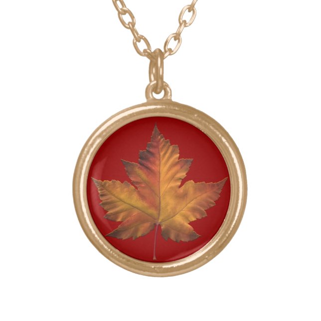Canada Necklace Canada Maple Leaf Souvenir (Front)