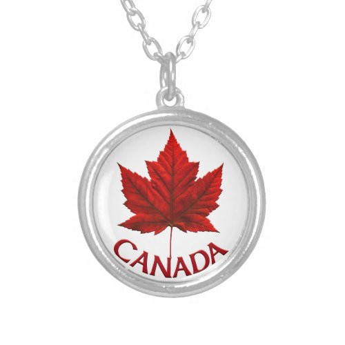 Canada Necklace Canada Maple Leaf Souvenir Necklac