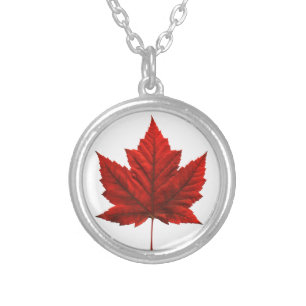 Canada Necklace Canada Maple Leaf Souvenir Necklac