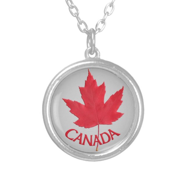 Canada Necklace Canada Maple Leaf Souvenir Necklac (Front)