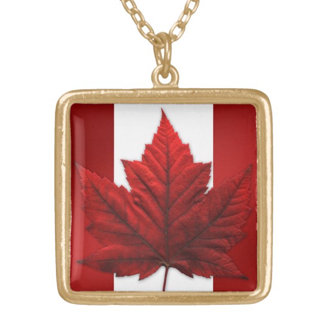 Canada Necklace Canada Souvenir Maple Leaf (Front)