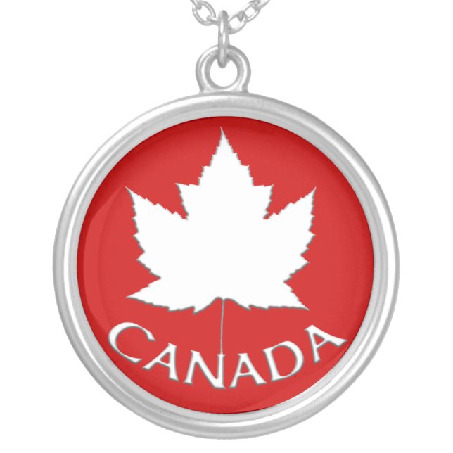 Canada Necklace Gold Canada Souvenir Jewelry (Front)