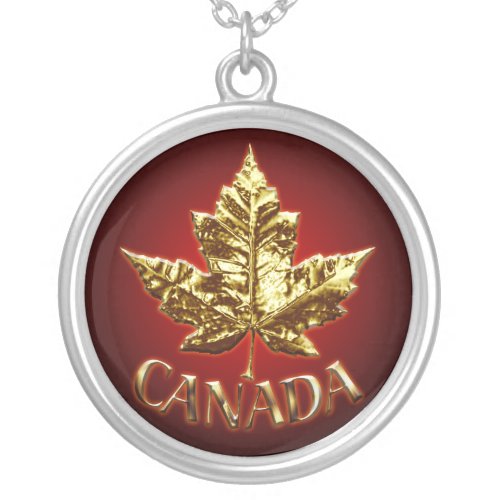 Canada Necklace Gold Canada Souvenir Jewelry