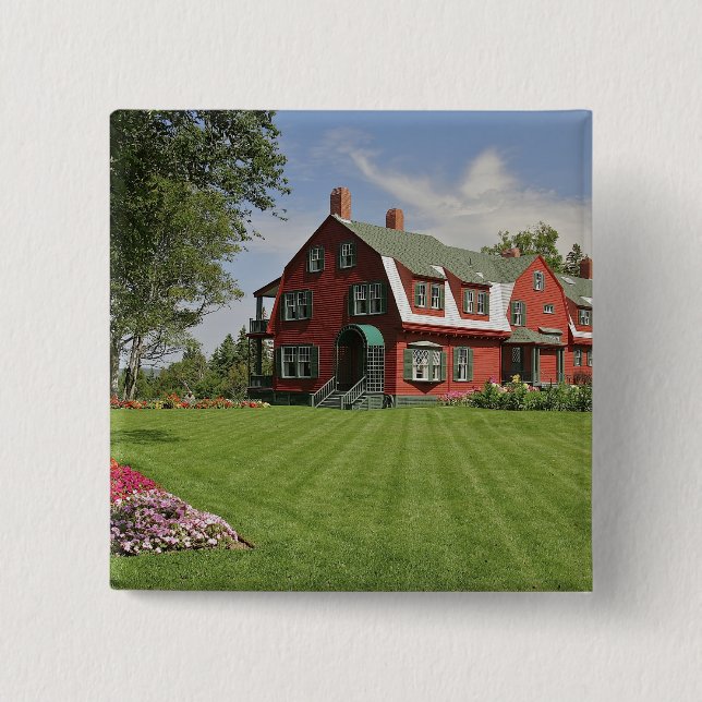 Canada, New Brunswick, Campobello Island. Pinback Button (Front)