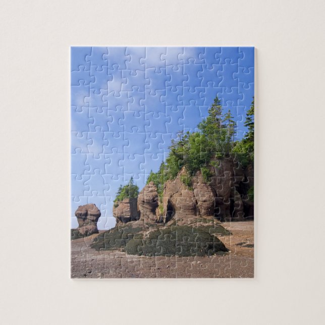 Canada, New Brunswick, Hopewell Cape, Bay of Jigsaw Puzzle (Vertical)