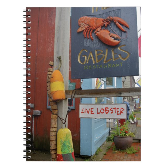 Canada, New Brunswick, St Andrews. Colorful Notebook (Front)